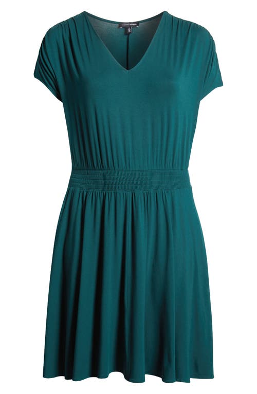 Universal Standard Piper Stretch Jersey Dress In Forest Green