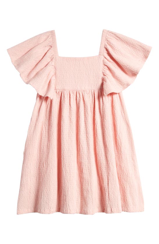 Shop Tucker + Tate Kids' Flutter Sleeve Dress In Pink English