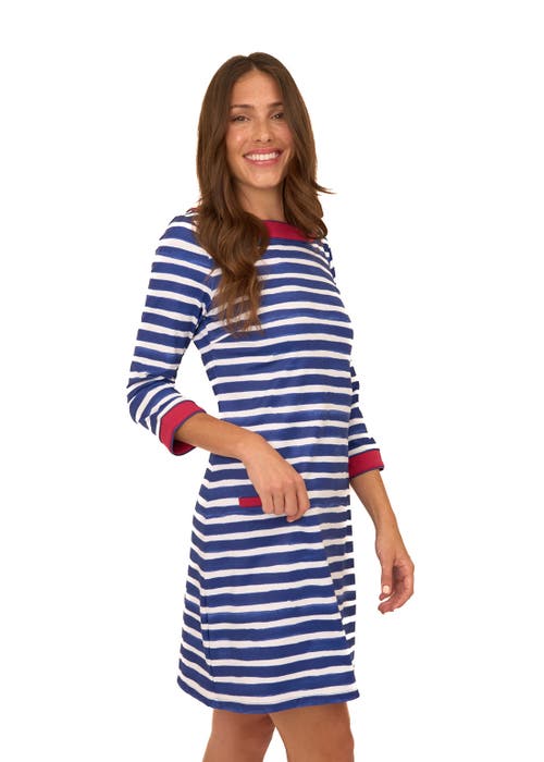 Shop Cabana Life Cabana Shift Dress In Tahoe Stripe