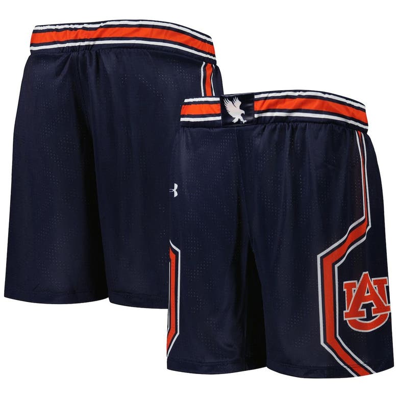 Under Armour Kids' Youth  Navy Auburn Tigers Team Replica Basketball Shorts