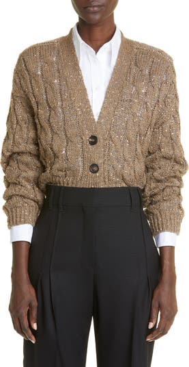 Brunello cucinelli 2025 sequin sweater