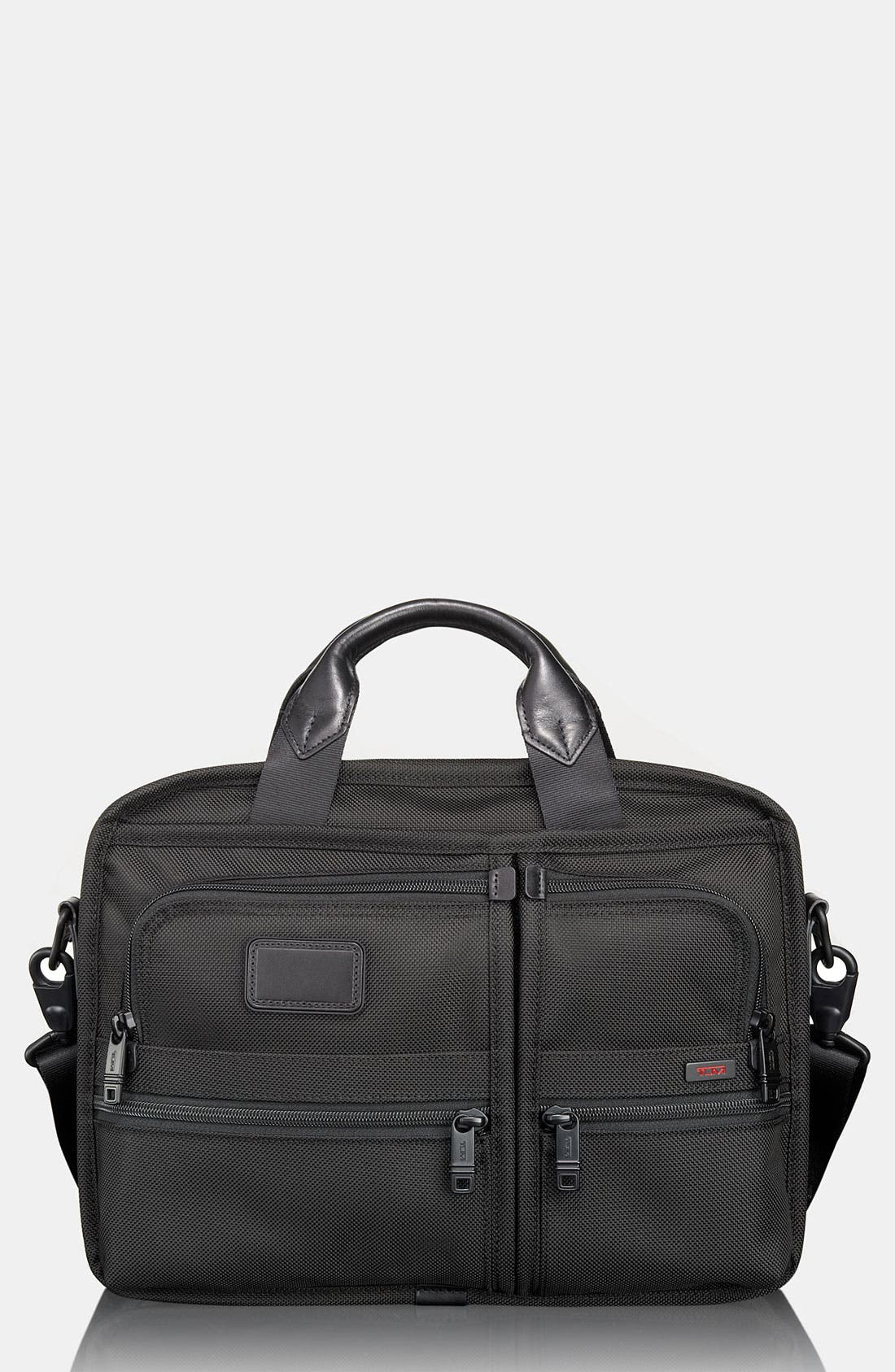 tumi small briefcase
