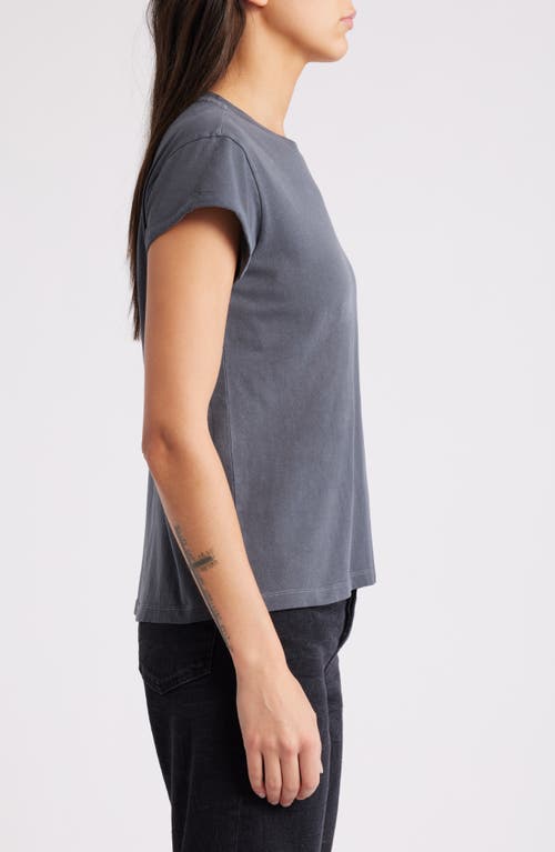 Shop Allsaints Anna Cotton T-shirt In Periscope Grey