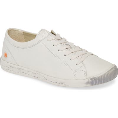 Softinos By Fly London Isla Distressed Sneaker - Ivory