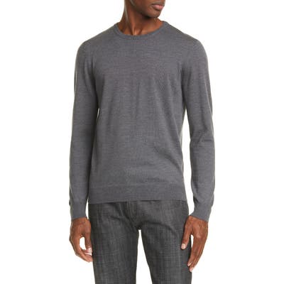 A.p.c. Pull King Merino Wool Crewneck Sweater, Black