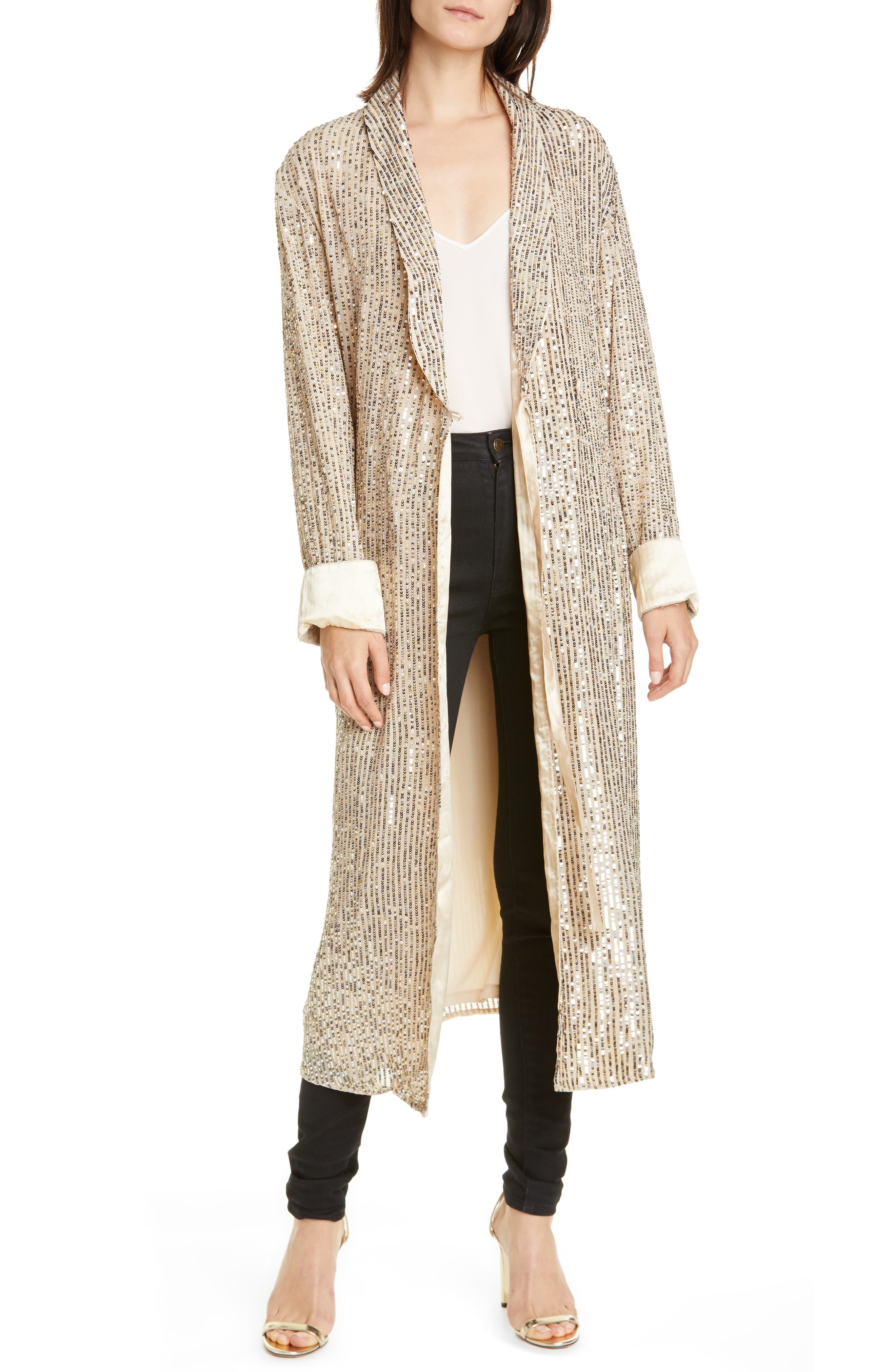 sequin robe