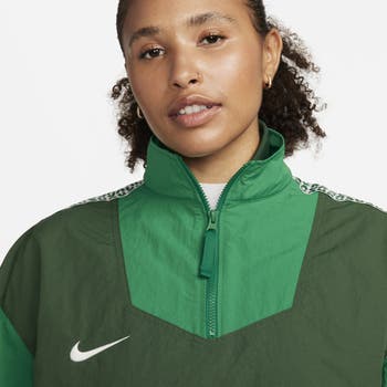 Nike Sportswear Collection crop track jacket in black