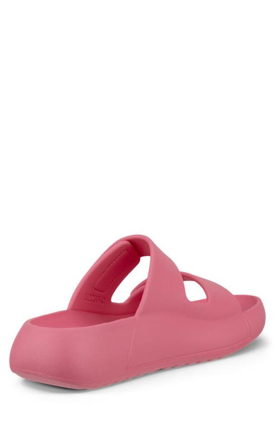 Shop Ecco Cozmo E Water Resistant Slide Sandal In Bubblegum