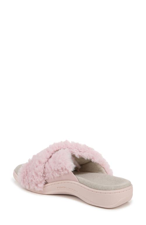 Shop Vionic Relax Ii Plush Slide Sandal In Light Pink