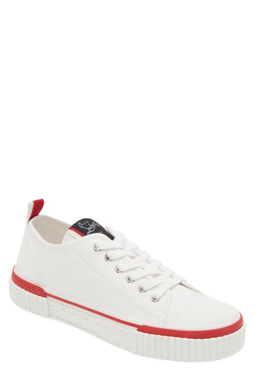 Pedro Junior Flat Low Top Sneaker in Wh01 White
