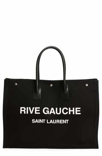 Saint Laurent 100% Calf Leather Brown Medium Rive Gauche Cabas One Size -  54% off