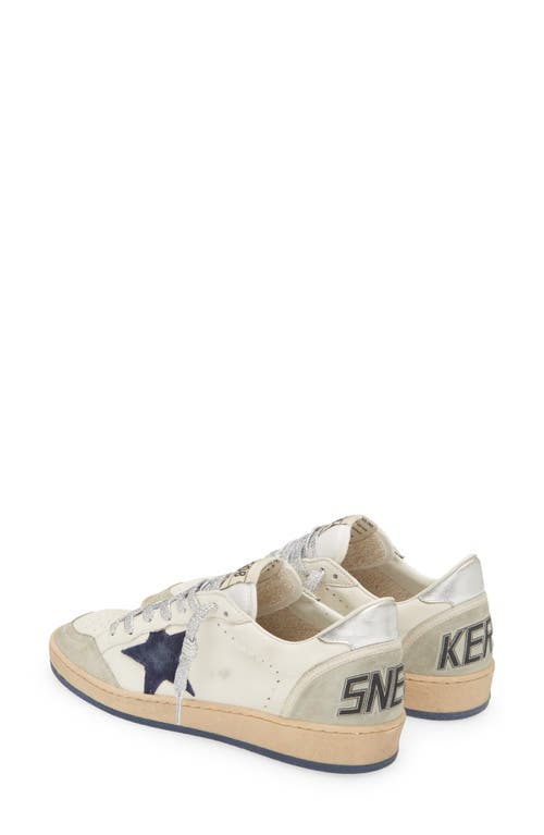 Shop Golden Goose Ball Star Low Top Sneaker In White/ice/navy