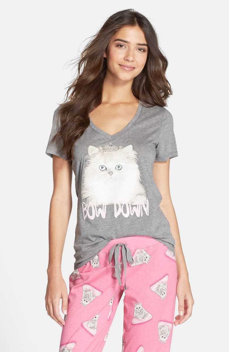 Cozy Zoe VNeck Screenprint Tee Nordstrom