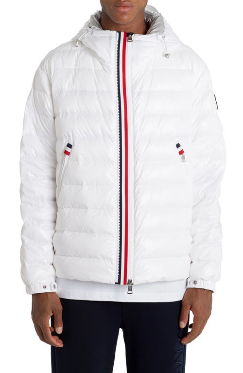 Moncler Blesle Water Resistant Down Puffer Coat in White at Nordstrom, Size 3