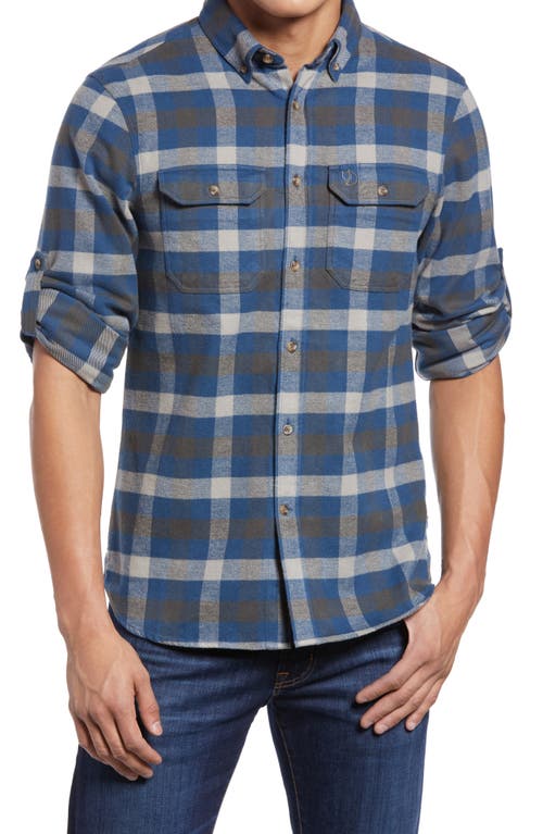 EAN 7323450365707 product image for Fjällräven 'Skog' Trim Fit Plaid Sport Shirt in Glacier Green at Nordstrom, Size | upcitemdb.com