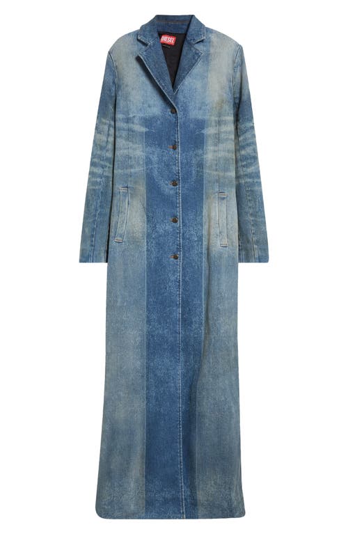 Shop Diesel ® De-lamour Longline Denim Coat