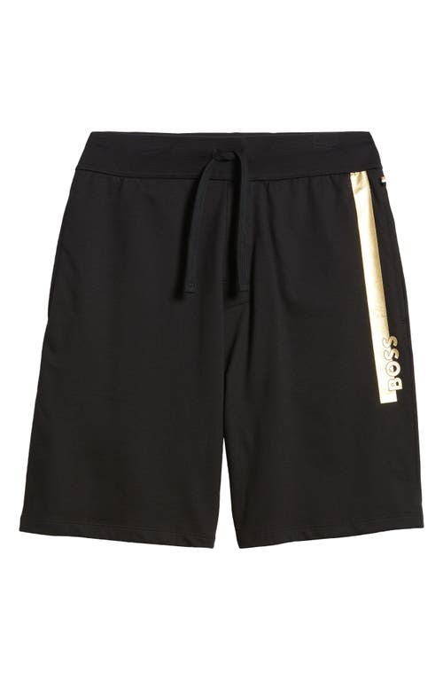 Shop Hugo Boss Boss Authentic Cotton Lounge Shorts In Black