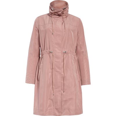 Moncler Malachite Hooded Rain Jacket, Pink