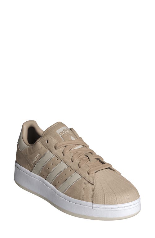 Adidas Originals Adidas Superstar Xlg Sneaker In Wonder Beige/white/white