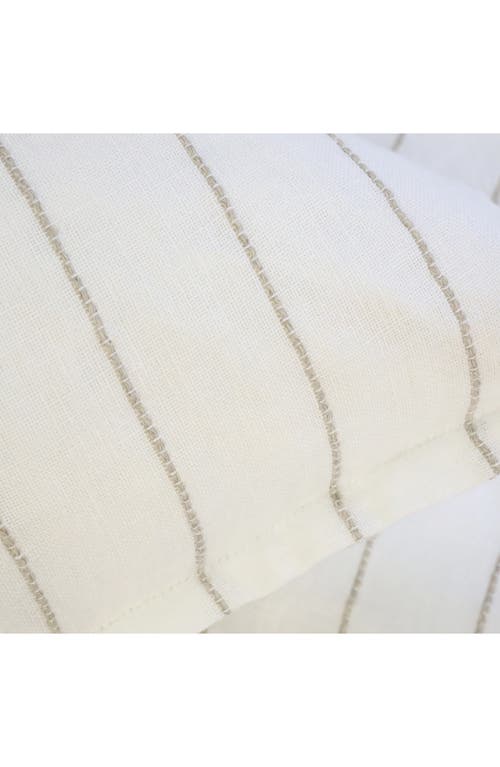 Pom Pom At Home Blake Duvet Cover, King In White/ocean