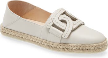 Tod's Kate Chain Detail Convertible Espadrille Flat | Nordstrom