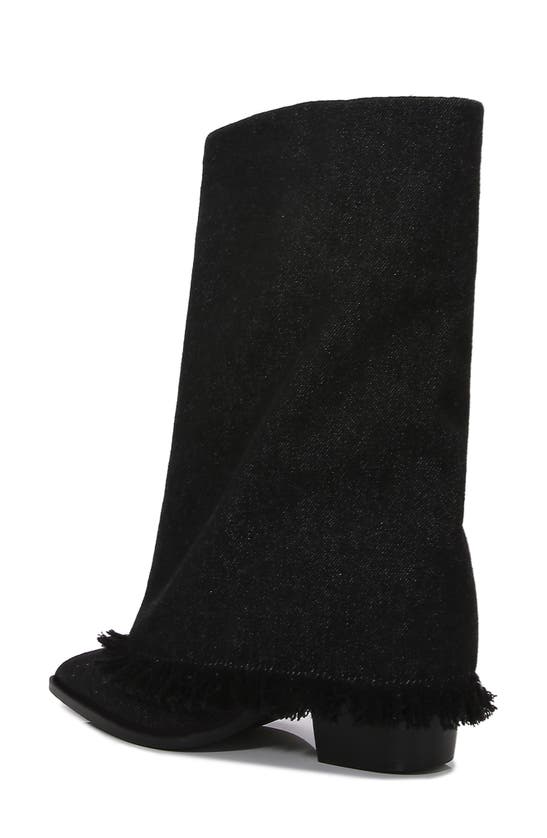 Shop Berness Laura Frayed Boot In Black