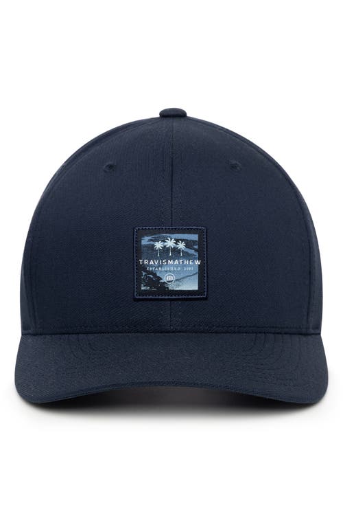 Shop Travismathew Adjustable Baseball Cap In Total Eclipse