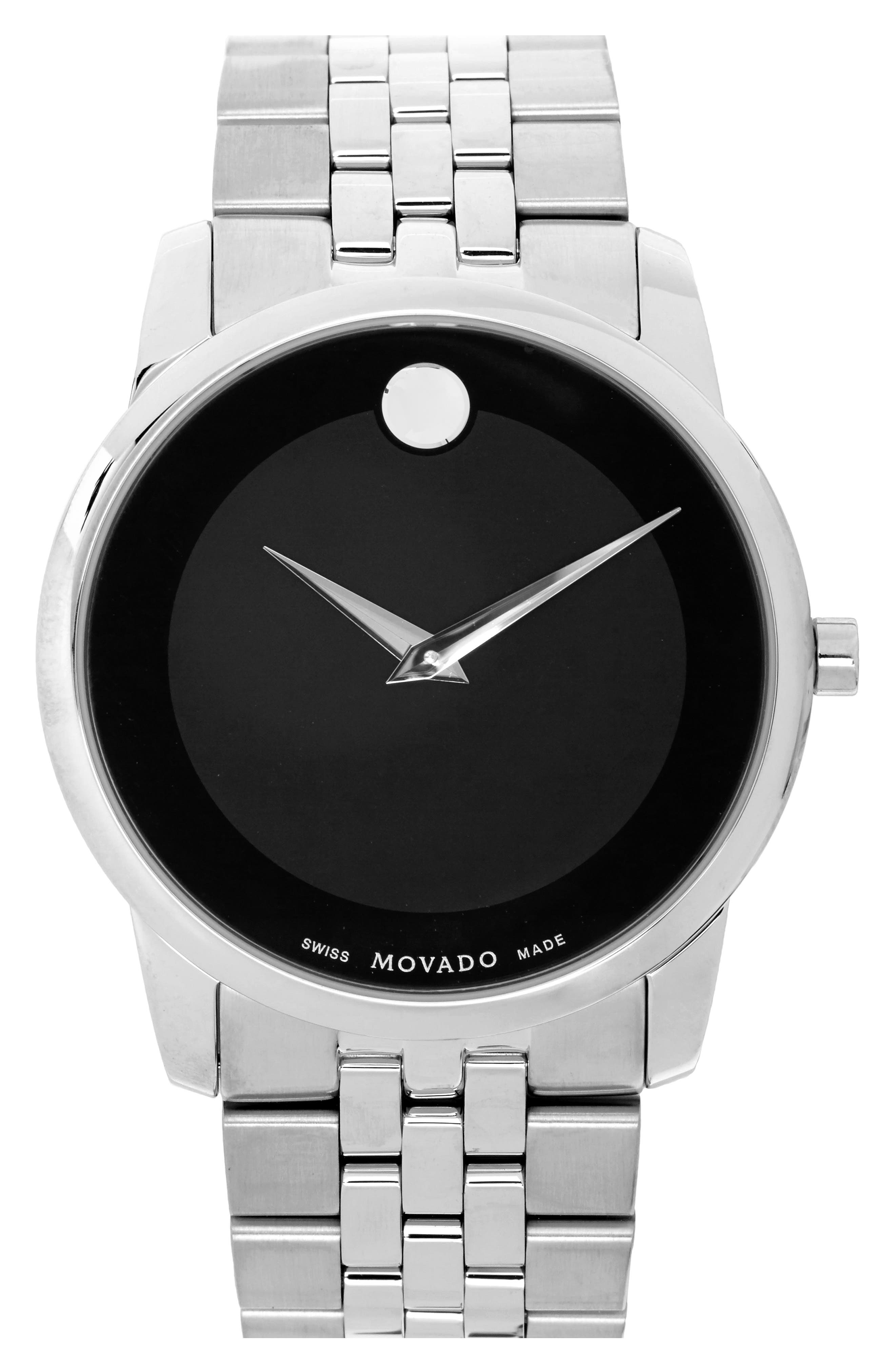 Movado 'Museum' Bracelet Watch, 40mm Nordstrom