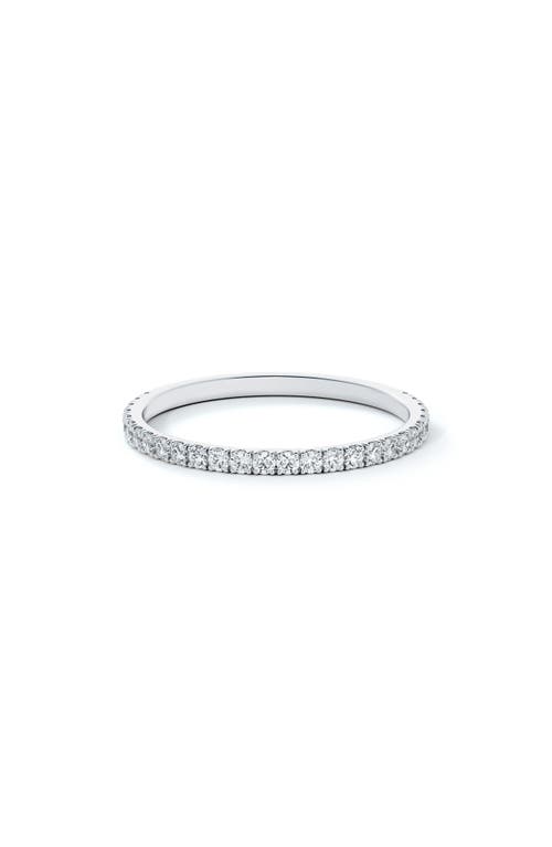 De Beers Forevermark U Cut Pavé Diamond Ring in Platinum