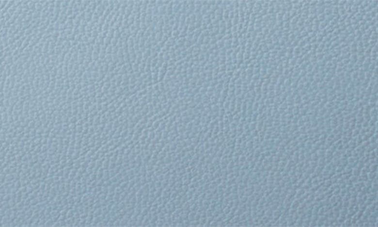 Shop Mulberry Mini Zipped Bayswater Leather Satchel In Poplin Blue