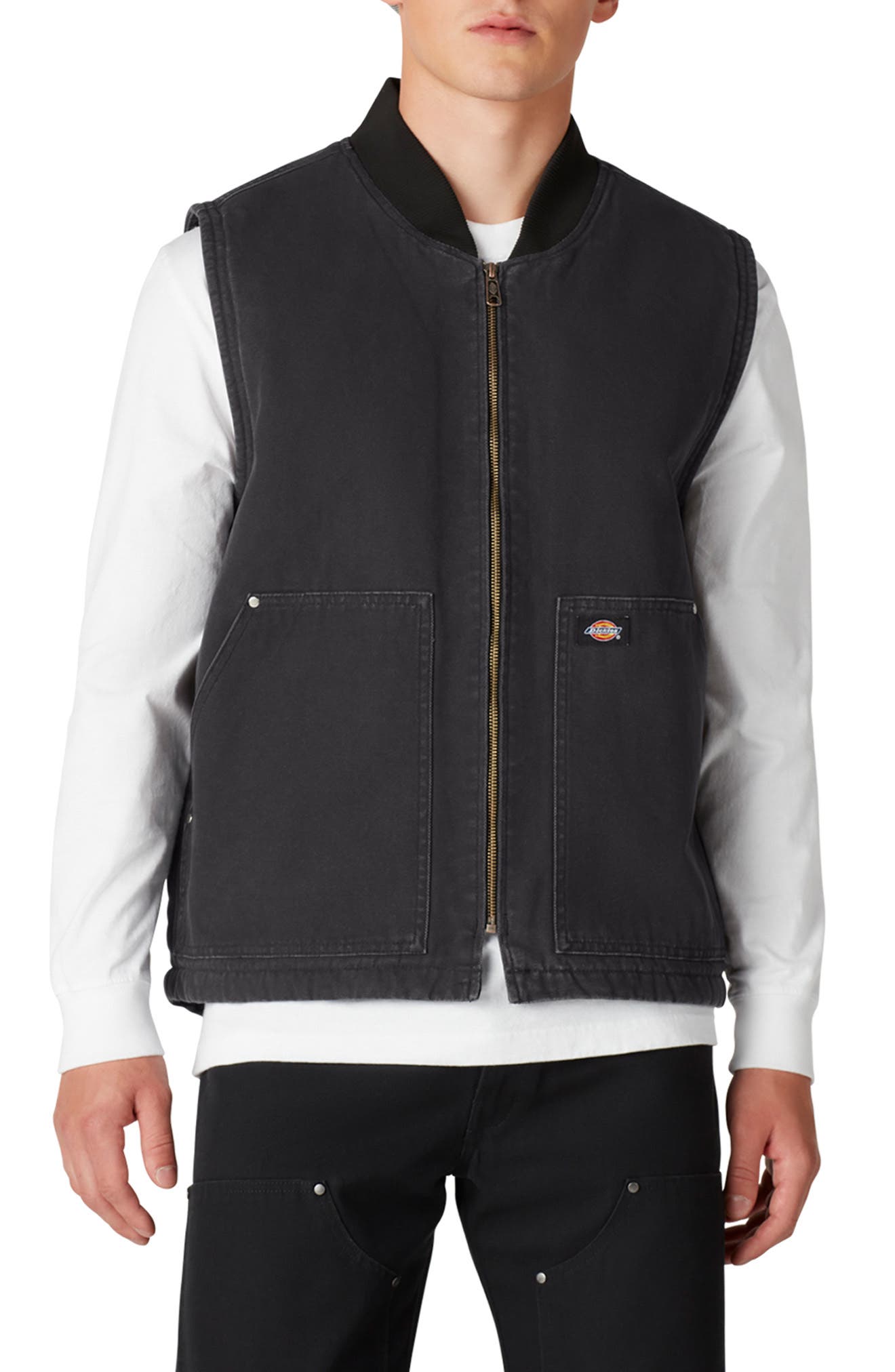 dickies fleece vest