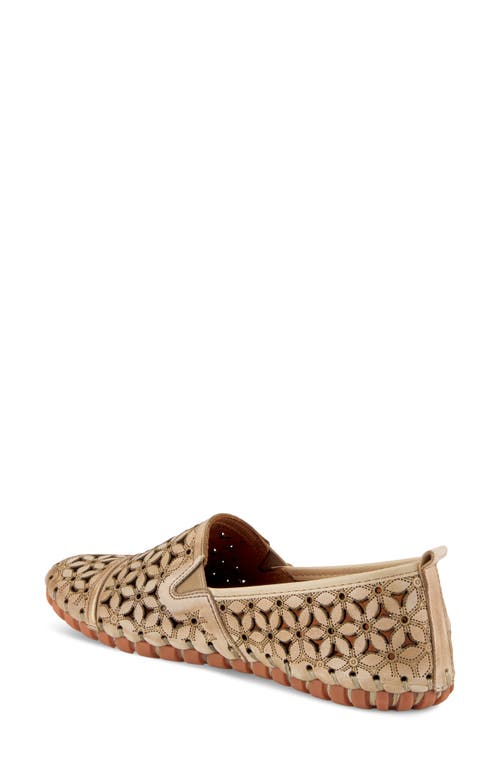 Spring Step Flowerflow Flat In Beige