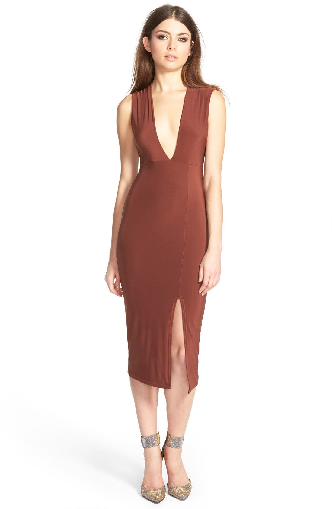 Missguided Sleeveless Midi Dress Nordstrom