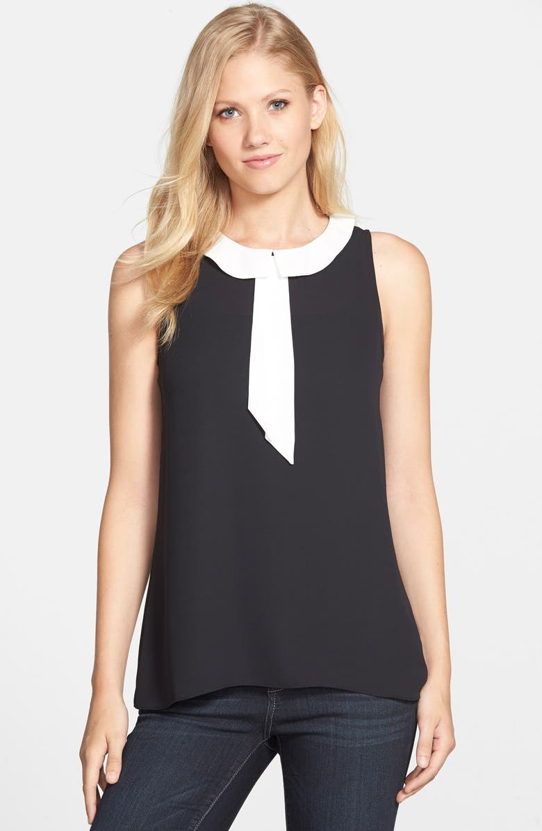 Vince Camuto Collared Sleeveless Blouse | Nordstrom
