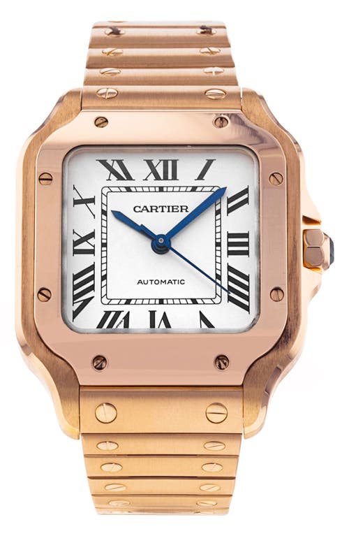Watchfinder & Co. Cartier  Santos De Cartier Bracelet Watch, 35mm In Gold