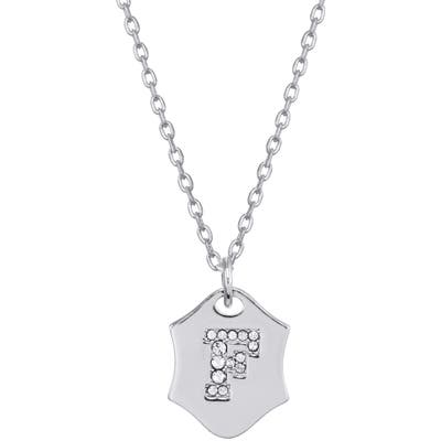 Stella + Ruby Nom De Plume Initial Pendant Necklace