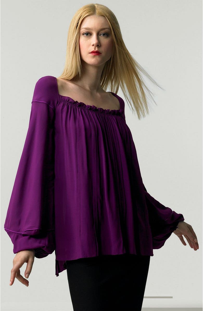 ZAC POSEN 'Lily' Blouse, Main, color, VIOLET