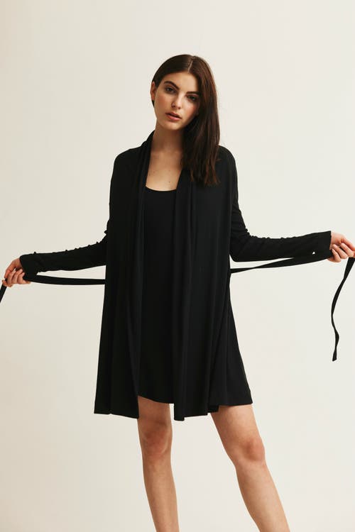 SKIN SKIN DOUBLE LAYER WRAP ROBE