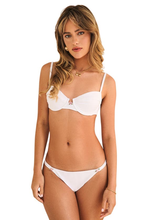 Shop Dippin Daisys Harbor Cheeky Bikini Bottom In White