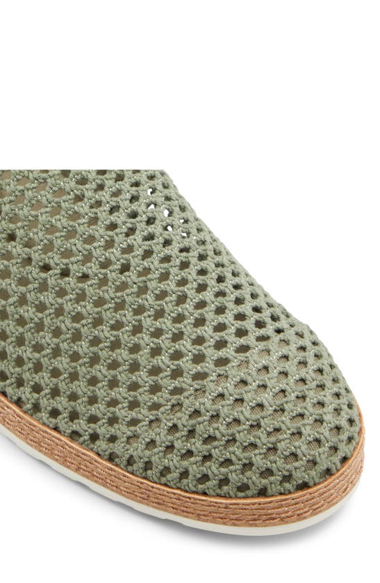 Shop Aldo Kianou Crochet Slip-on In Light Green