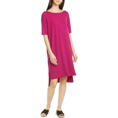 Eileen Fisher High/low Shift Dress, Pink