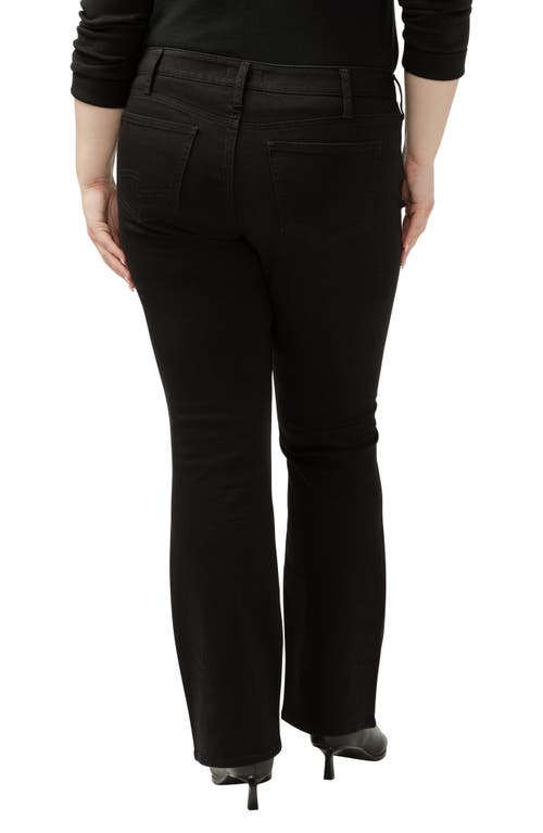 Shop Silver Jeans Co. Suki Curvy Mid Rise Bootcut Jeans In Black