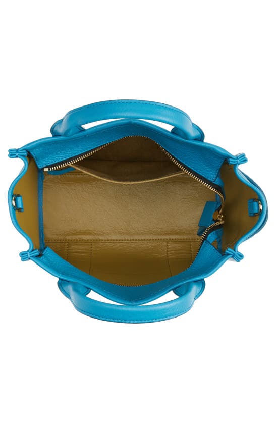 Marc Jacobs The Leather Mini Tote Bag In Barrier Reef