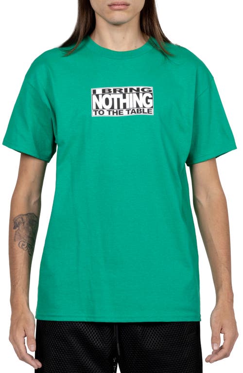 PLEASURES Table Cotton Graphic T-Shirt in Green Kelly