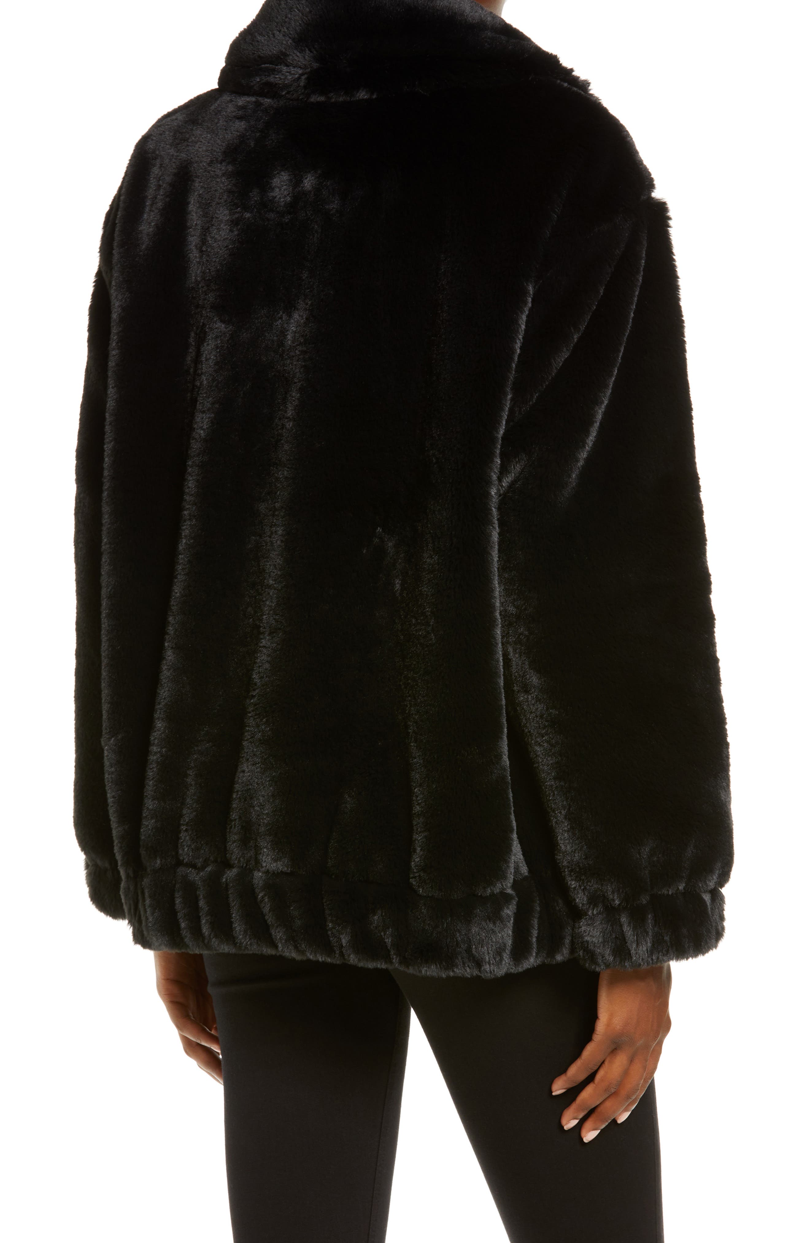 Ugg Women's Kianna Faux Fur Jacket - Black - Size Small