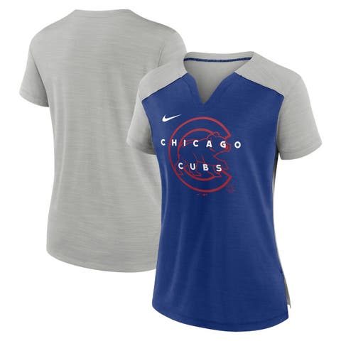 Nike Men's Royal Chicago Cubs Authentic Collection Pregame Performance  V-Neck T-shirt