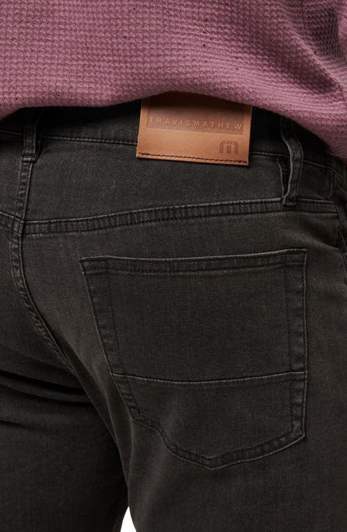Travismathew Legacy Featherweight Straight Leg Jeans In Vintage Charcoal