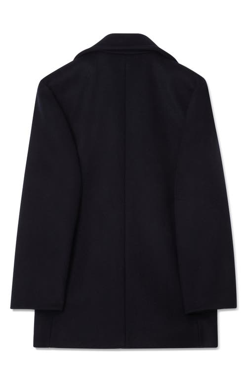 BLK DNM BLK DNM 73 DOUBLE BREASTED WOOL BLEND PEACOAT