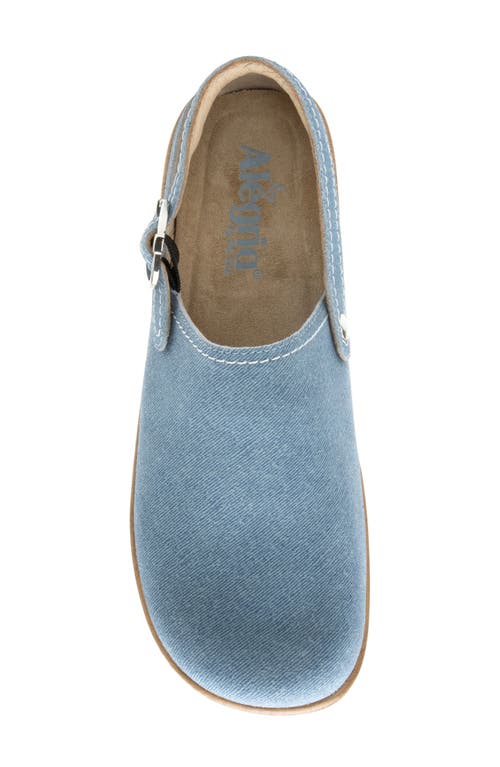 Shop Alegria By Pg Lite Olie Slingback Platform Clog In Jean Jeanie