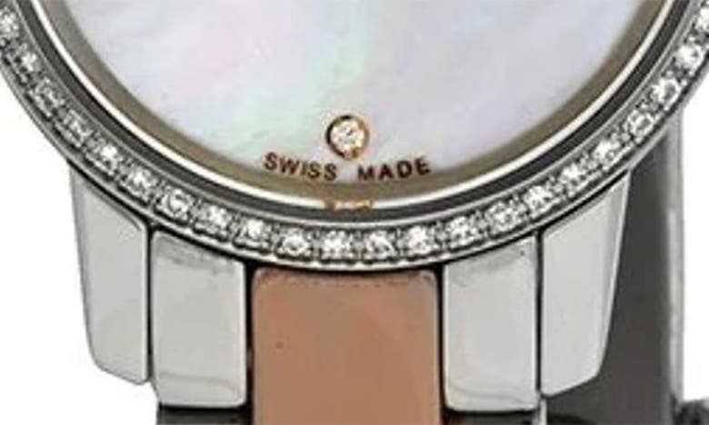 Shop Rado Coupole Classic Diamond Quartz Bracelet Watch, 21mm In Silver